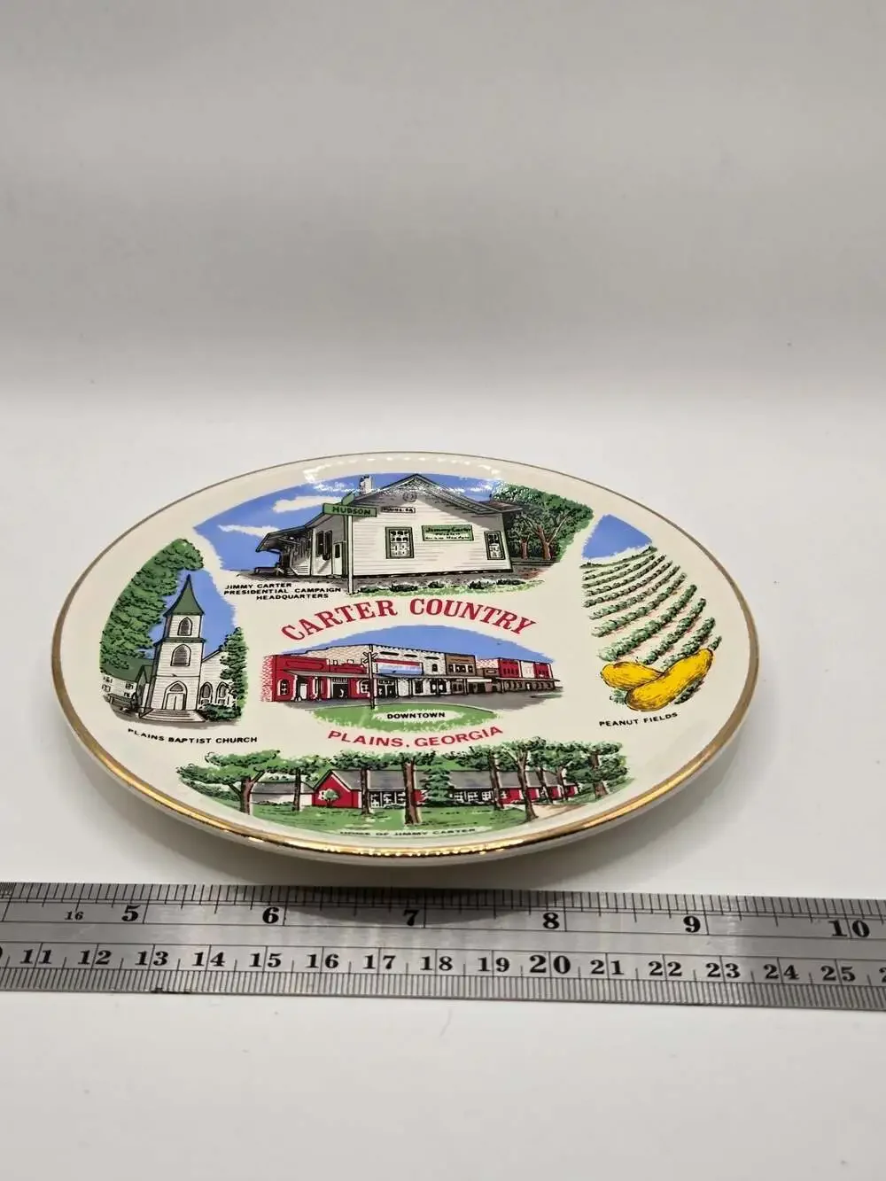 Vintage Carter Country Plains Georgia Decorative Collector Plate